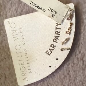 sterling silver earrings set